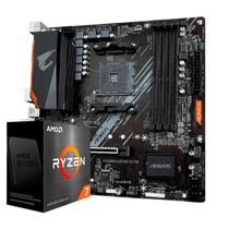 Kit Upgrade AMD Ryzen 7 5700X / Placa Mãe Gigabyte B550M Aorus Elite