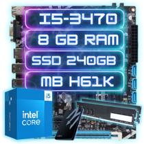 Kit Upgrade Completo Intel I5 + Placa Mae + Ddr + Ssd + Fan