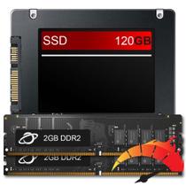Kit Upgrade De Alto Desempenho - Ssd 240Gb + 4Gb Ram Ddr2