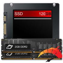Kit Upgrade De Alto Desempenho - Ssd 240Gb + 4Gb Ram Ddr2