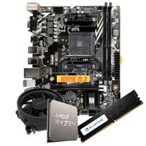 Kit Upgrade Gamer Amd Placa A520 Am4 Processador Ryzen 5 5600gt Memória Ram 16gb Ddr4 - PHR