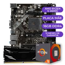 Kit Upgrade Gamer AMD Ryzen 5 4600G + B450M + 16GB DDR4 - Mancer