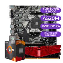 Kit Upgrade Gamer, AMD Ryzen 5 5600GT, A520M, 16GB DDR4