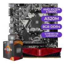 Kit Upgrade Gamer, AMD Ryzen 5 5600GT, A520M, 8GB DDR4