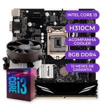 Kit Upgrade Gamer Intel Core i3-8100, COOLER, PLACA MAE H310, 8GB DDR4 - Mancer