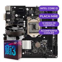 Kit Upgrade Gamer Intel Core i3-8100 + COOLER + PLACA MAE H310