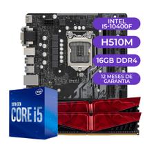 Kit Upgrade Gamer Intel Core i5-10400F, H510M, 16GB DDR4