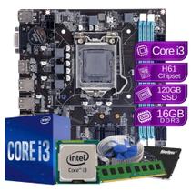 Kit Upgrade Intel Core i3 16GB DDR3 120GB ssd H61 - PC Master