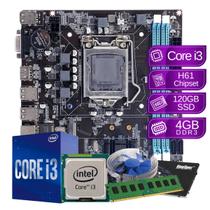 Kit Upgrade Intel Core i3 4gb 120gb ssd sata h61 - PC Master