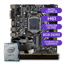 Kit Upgrade, Intel Core i3, Cooler, Placa Mãe, 8GB DDR3