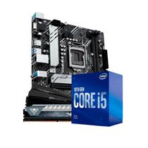 Kit Upgrade Intel Core i5 10400F Placa Mãe H510M DDR4 Memória RAM 16GB DDR4
