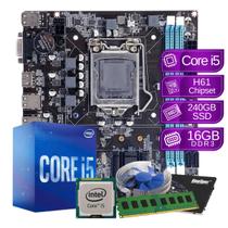 Kit Upgrade Intel Core i5 16gb 240gb ssd sata h61 - PC Master