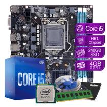 Kit Upgrade Intel Core i5 4GB DDR3 SSD 240GB H61 - PC Master - PC MASTER