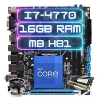 Kit Upgrade Intel Core I7 4770 H81 Cooler 16Gb Kit Upgrade Intel Core I7 4770 H81 Cooler 16Gb
