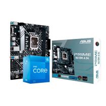 Kit Upgrade Intel i5 12400F / Placa mãe Asus Prime H610M-E D4