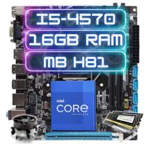 Kit Upgrade Intel I5-4570 + Ddr3 16gb + Placa Mãe H81