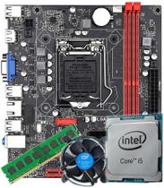 Kit Upgrade Intel I5 Segunda Placa Mãe H61 Ram 4GB DDR3