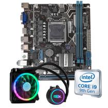 Kit Upgrade Intel I9-9900K Placa Mãe H310 Com Water Cooler