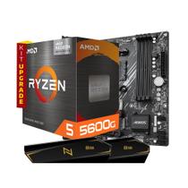 Kit upgrade neologic nli83442 amd ryzen 5 5600g, placa mae gigabyte am4 b550m aorus elite, memoria neologic 16gb (2x8gb) 3000mhz - nl8gb