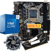 Kit Upgrade Placa Mãe Lga1150 H81, Processador I7 4770, memória 8gb Ddr3 1600Mhz e Cooler
