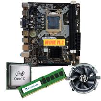 Kit Upgrade Placa Mãe Lga1150 H81, Processador I7 4770, memória 8gb Ddr3 1600Mhz e Cooler - INTEL