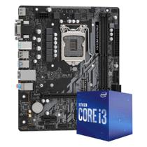 Kit Upgrade Processador Intel Core i3 10105F + Placa Mãe Asrock H510-HDV M.2