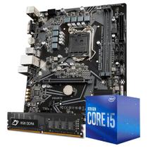 Kit Upgrade Processador Intel Core i5 10400f + Placa Mãe Gigabyte H510M-H + Memória 8GB DDR4