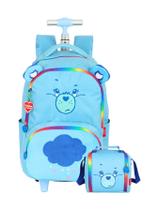 Kit Ursinhos Carinhosos Mochila Roda + Lancheira - Azul Kit Ursinhos Carinhosos Mochila Roda + Lancheira - Azul