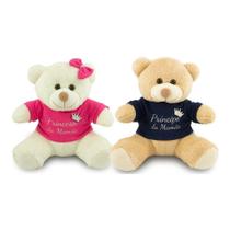 Kit Ursinhos Para Chá Revelação Príncipe E Princesa 25cm