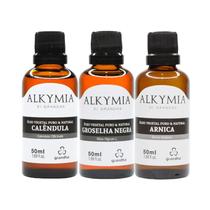 Kit Uso Terapêutico - Óleos Vegetais Alkymia Di Grandha Kit Uso Terapêutico - Óleos Vegetais Alkymia Di Grandha