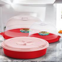 Kit Utensílios Boleira Queijeira Torteira de Plástico Com Tampa Armazena Alimentos