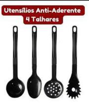 Kit Utensílios Cozinha 4 Peças Antiaderente Não Gruda Acibel