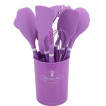 Kit Utensílios Cozinha Silicone 12 Peças Balde Lovely Vibe Kit Utensílios Cozinha Silicone 12 Peças Balde Lovely Vibe