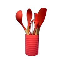 Kit Utensílios De Cozinha 7 Peças De Silicone - Home-land