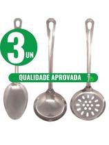 Kit Utensílios de Cozinha Colher Arroz Concha Escumadeira Espátula Vazada Espátula Bolo Utensílios C
