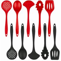 Kit Utensílios de Cozinha Conjunto de Talheres em Silicone Linha Premium - Art House