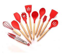 Kit Utensílios De Cozinha De Silicone - 12 Peças