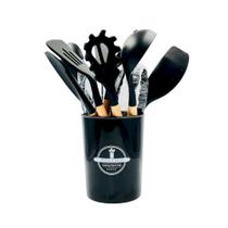 Kit Utensílios de Cozinha de Silicone - 12 Peças