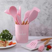 Kit utensílios de Cozinha de Silicone 12 Peças Tudo em Caixa