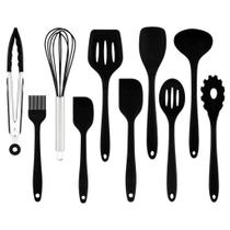 Kit Utensílios De Cozinha Em Silicone 10 Peças Kit Utensílios De Cozinha Em Silicone 10 Peças