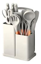 Kit Utensílios De Cozinha Silicone Completo Luxo Premium
