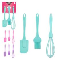 Kit Utensílios de Silicone para Bolo 3 peças Kit Utensílios de Silicone para Bolo 3 peças