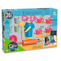 Kit Utensílios Infantil - Doce Lanchinho - 26 peças - Nig Brinquedos