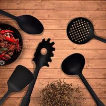 Kit Utensílios Linha Nylon 5 Peças - Dolce Home Kit Utensílios Linha Nylon 5 Peças - Dolce Home