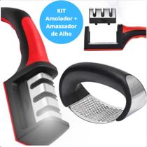 KIT Utensílios Modernos: Espremedor e Afiador Resistente KIT Utensílios Modernos: Espremedor e Afiador Resistente