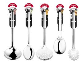 Kit Utensílios Para Cozinha 5 Peças Aço Inox