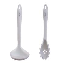 Kit Utensílios Silicone Belle Pot Concha Pegador 2 Peças