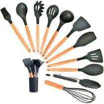 Kit Utensílios Silicone Para Cozinha Premium 12 Peças