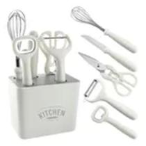 Kit Utensíllios Cozinha Inox 6 Peças Espátula Pincel