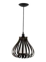 Kit Utron 10 Lustres Luminária Pendente Junco Copo Pear 27cm